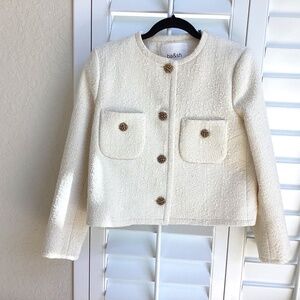 BA&SH Ecru blazer NWT size 1